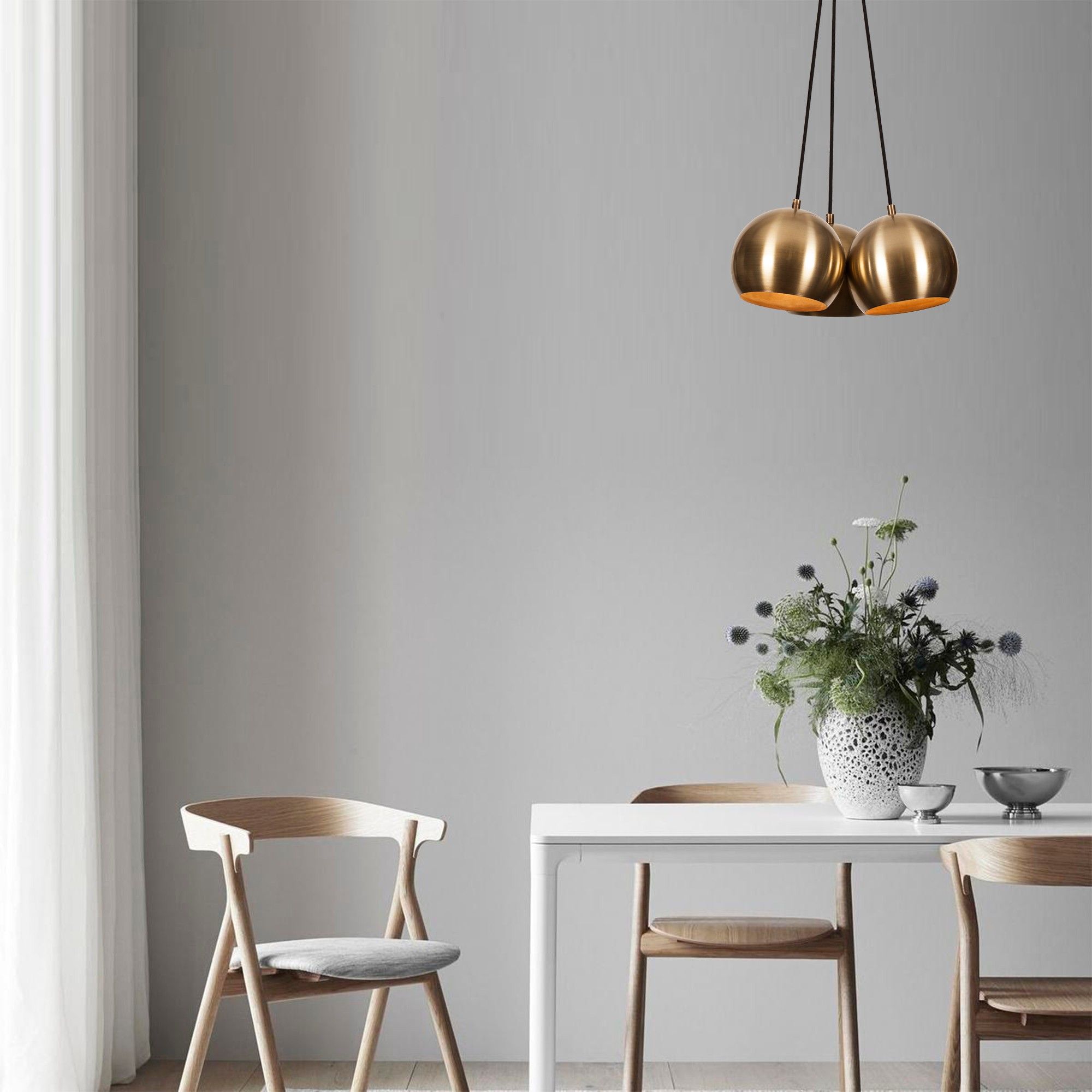 Chandelier Vintage Nitid | Corps en métal | 40 cm de diamètre