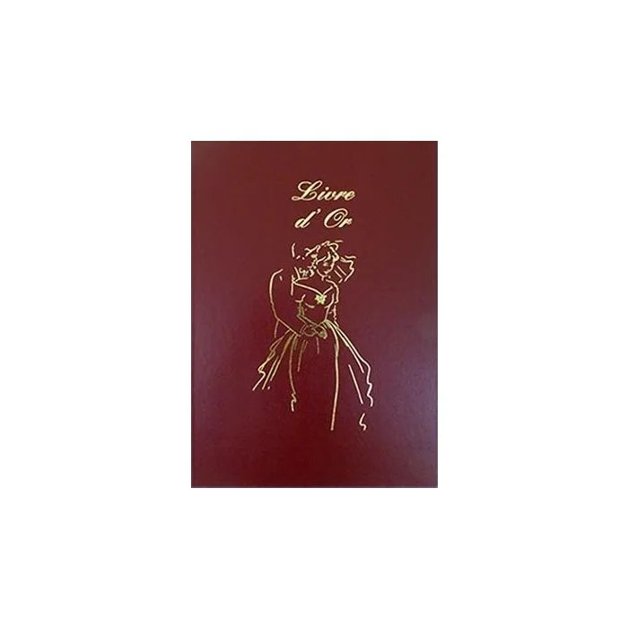 Livre d'or - Jeunes Mariés - 297 x 210 mm - Bordeaux ELVE