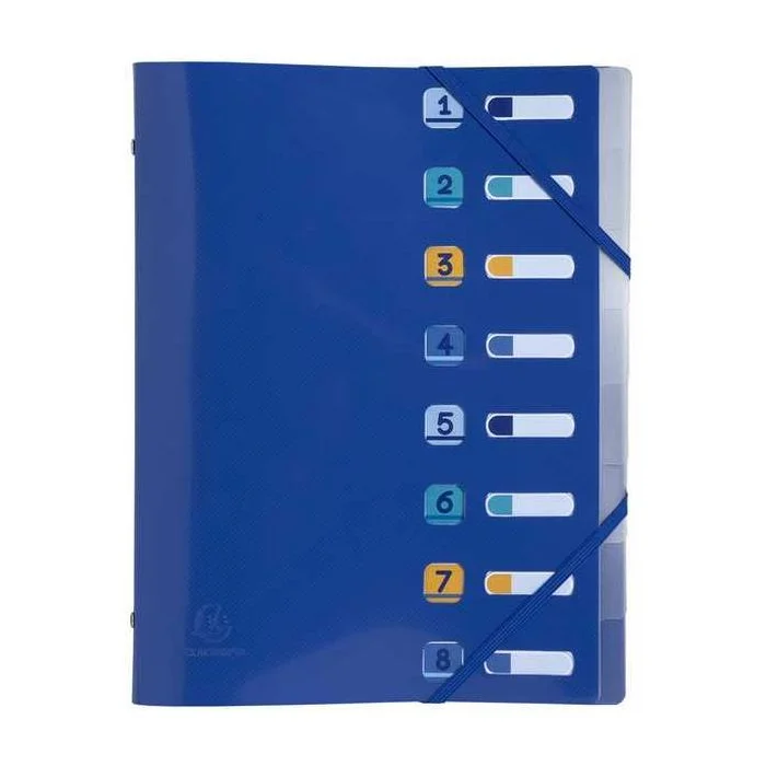 Trieur 8 compartiments - Bleu Marine EXACOMPTA Bee Blue