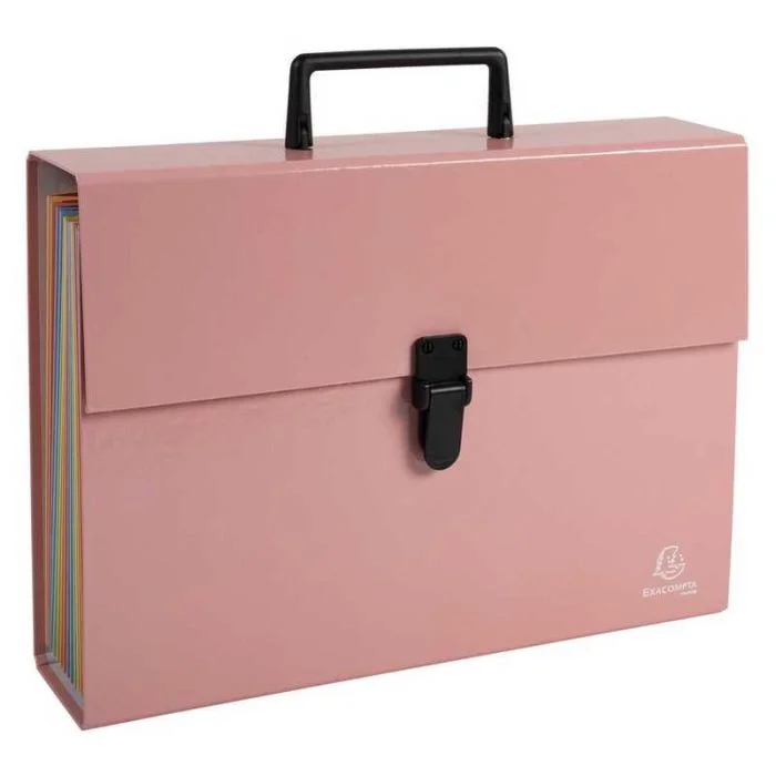 Trieur avec Poignée 18 compartiments - Corail EXACOMPTA Aquarel