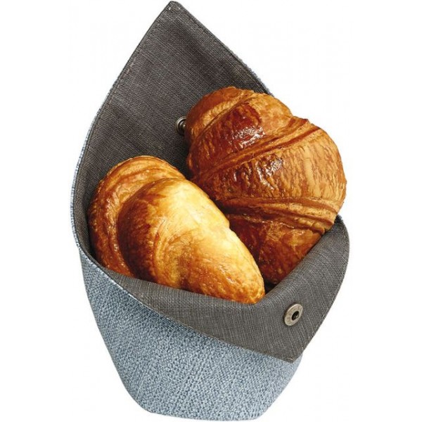 Corbeille à pain ou panière Boréal bleu / gris Ø 15 cm (x 3)