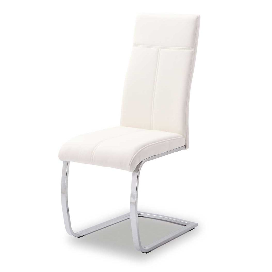 Chaise cantilever Elio - blanc