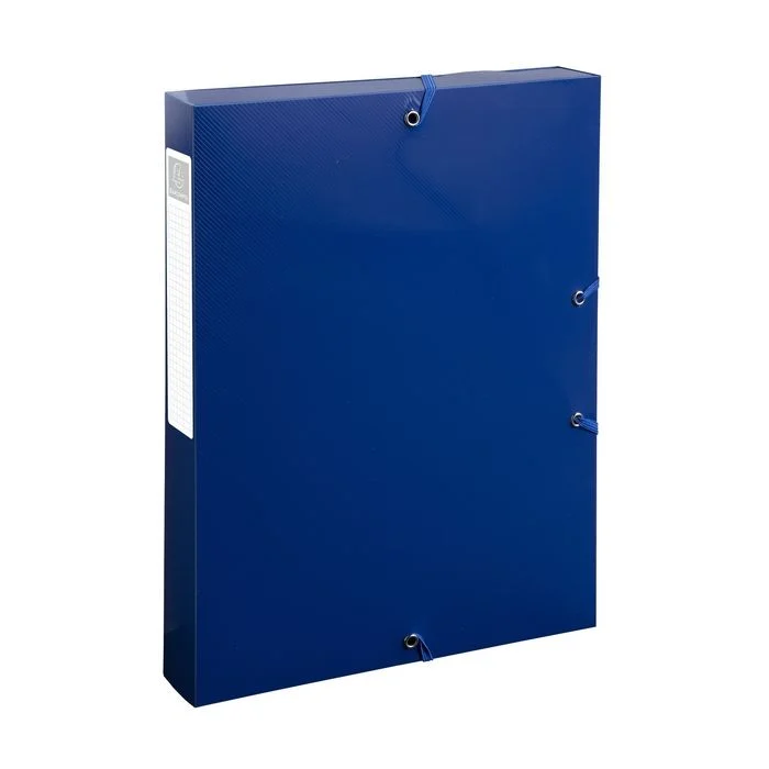 Boîte de classement - Dos 40 mm - Bleu Marine EXACOMPTA Bee Blue