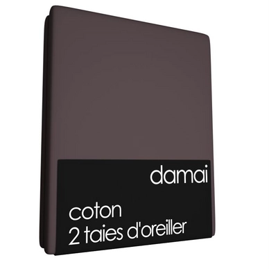 2 Taies d'Oreiller Damai Noix (Coton)