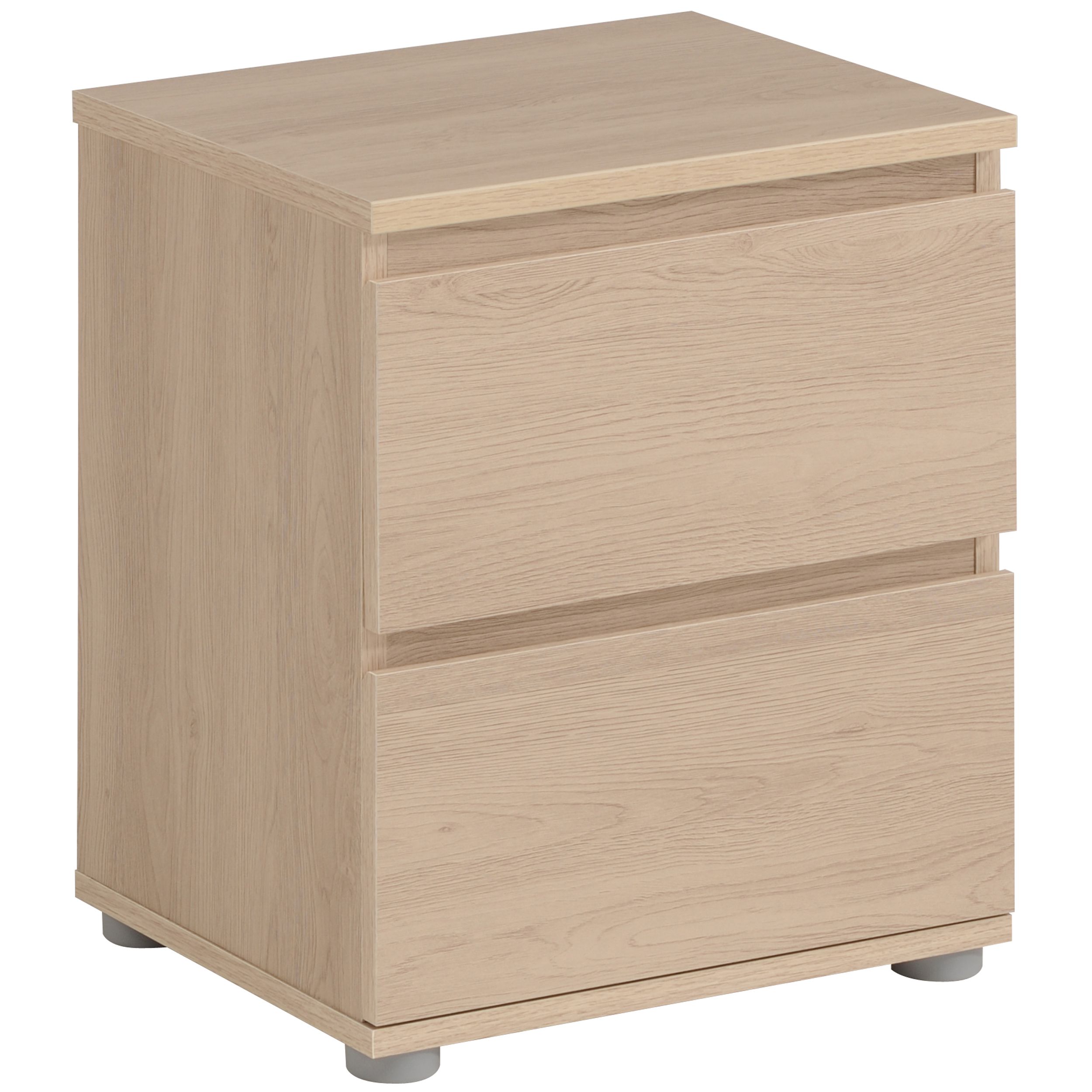 Table de chevet Nux 2 tiroirs - chêne