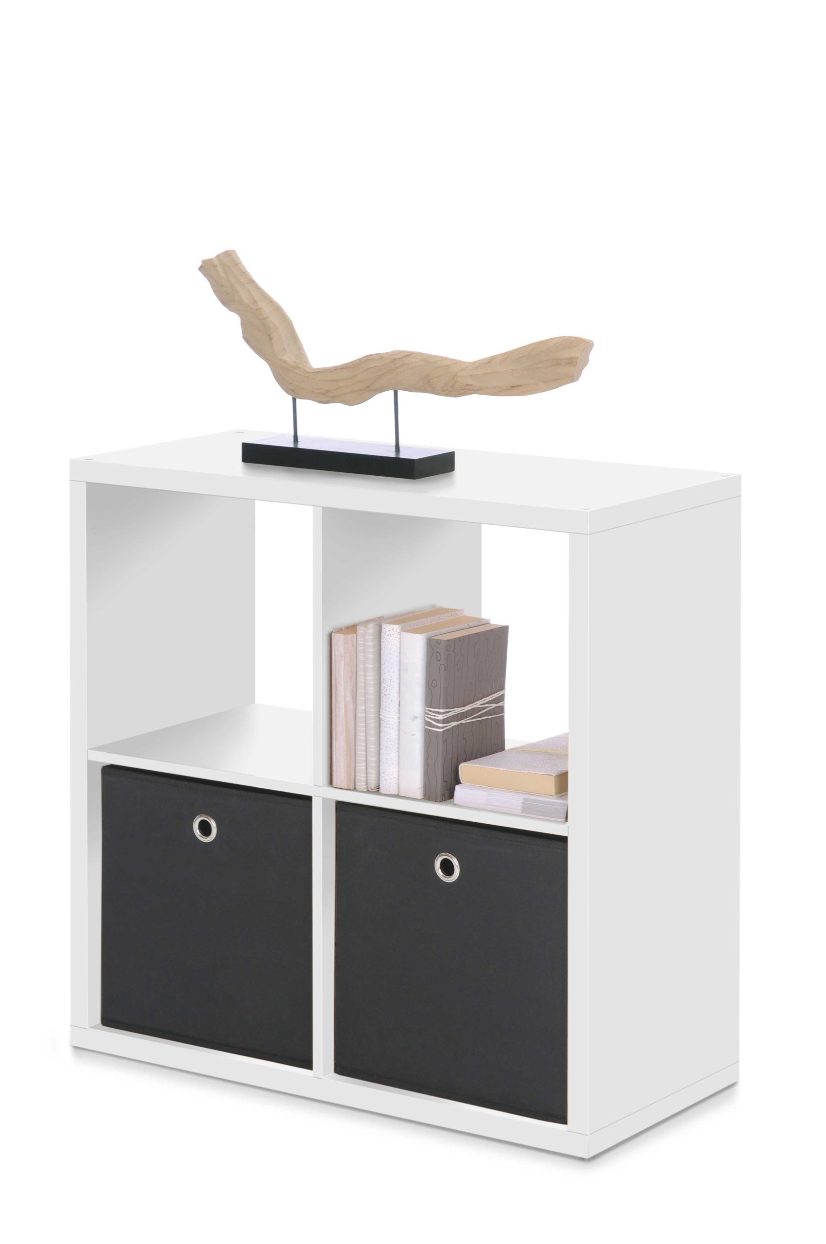Cube de rangement Max 4 niches - blanc