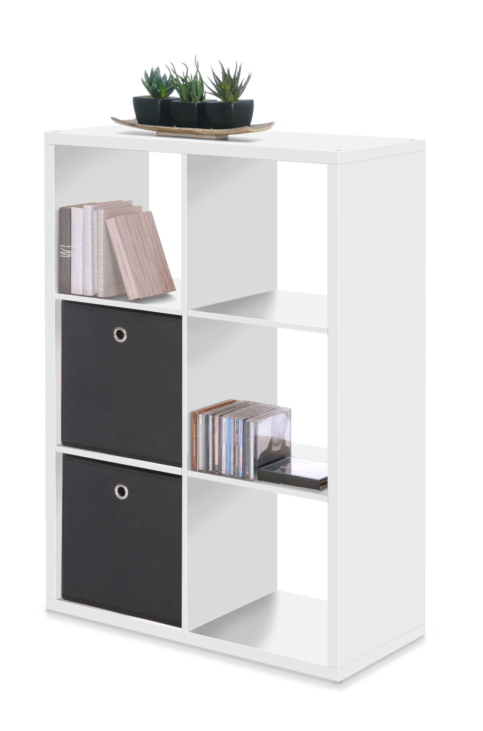 Armoire colonne Max 6 niches - blanc