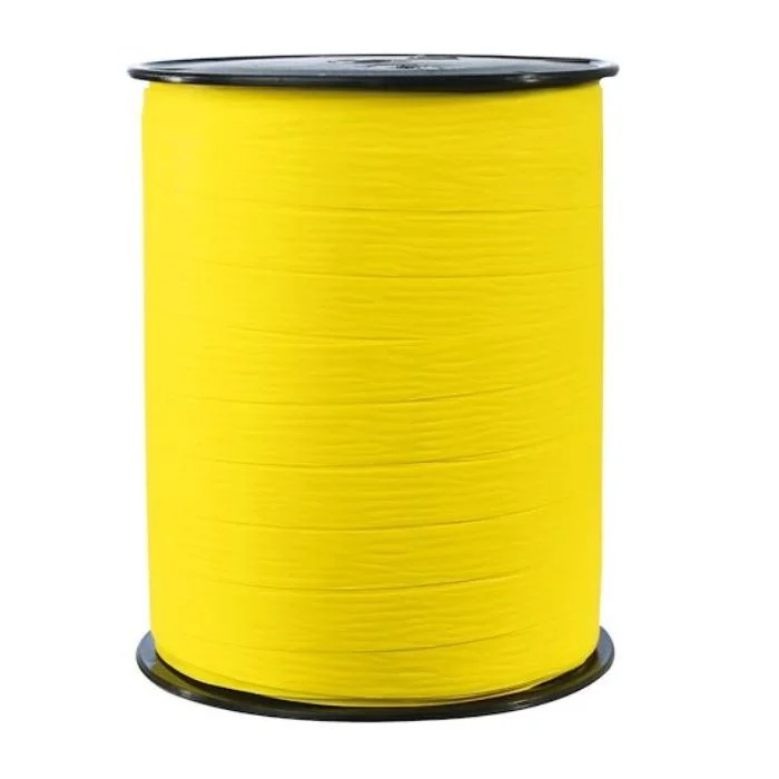 Ruban cadeau bolduc Mat - Jaune CLAIREFONTAINE