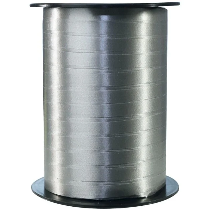 Ruban cadeau bolduc sur bobine - Argent brillant CLAIREFONTAINE