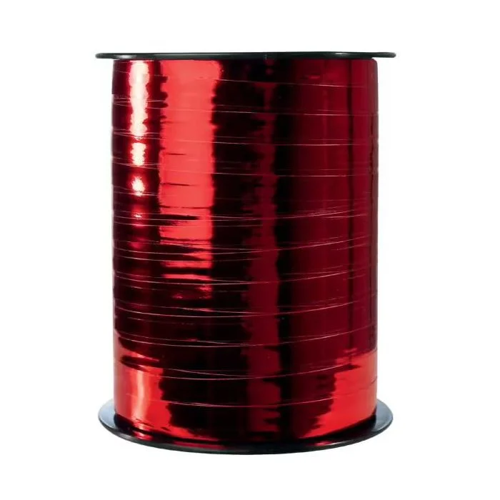 Ruban cadeau bolduc - Rouge Métallique CLAIREFONTAINE