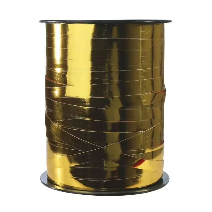 Ruban cadeau bolduc - Cognac Métallique CLAIREFONTAINE