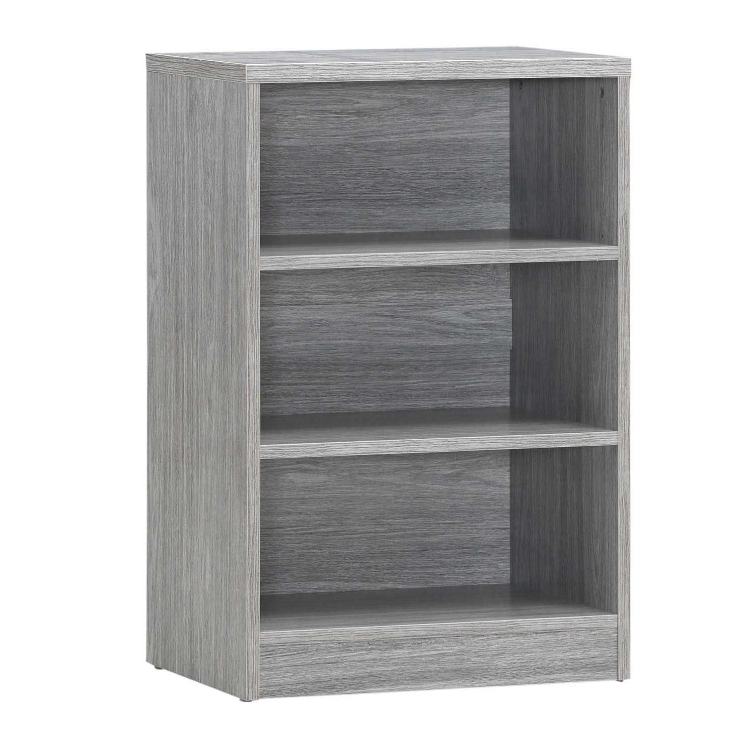 Bibliothèque Spacio 55cm à 2 tablettes - chêne gris