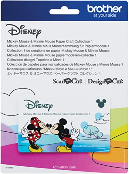 Collection 1 de motifs de créations en papier Mickey & Minnie Mouse