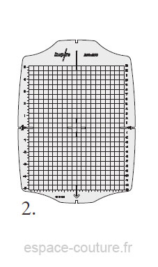 Patron pour cercle à broder 260x200mm