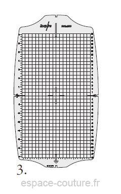 Patron pour cercle à broder 360x200mm