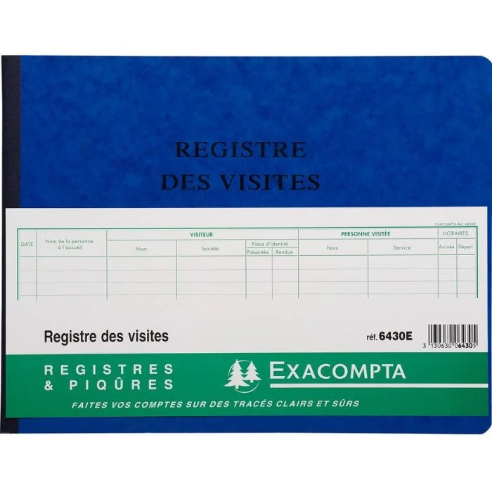 Registre des Visites EXACOMPTA