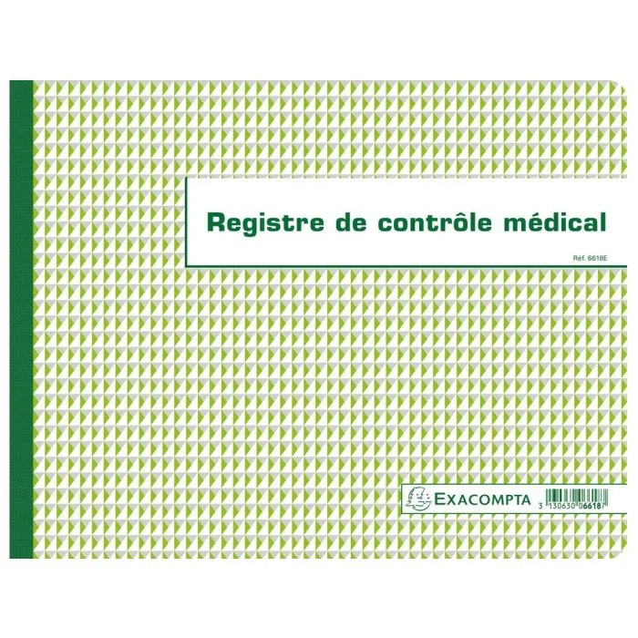 Registre médical du Personnel EXACOMPTA 6618E