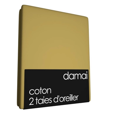 2 Taies d'Oreiller Damai Kaki (Coton)