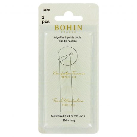 Aiguille à coudre et broder à boule 62 x 0.70mm