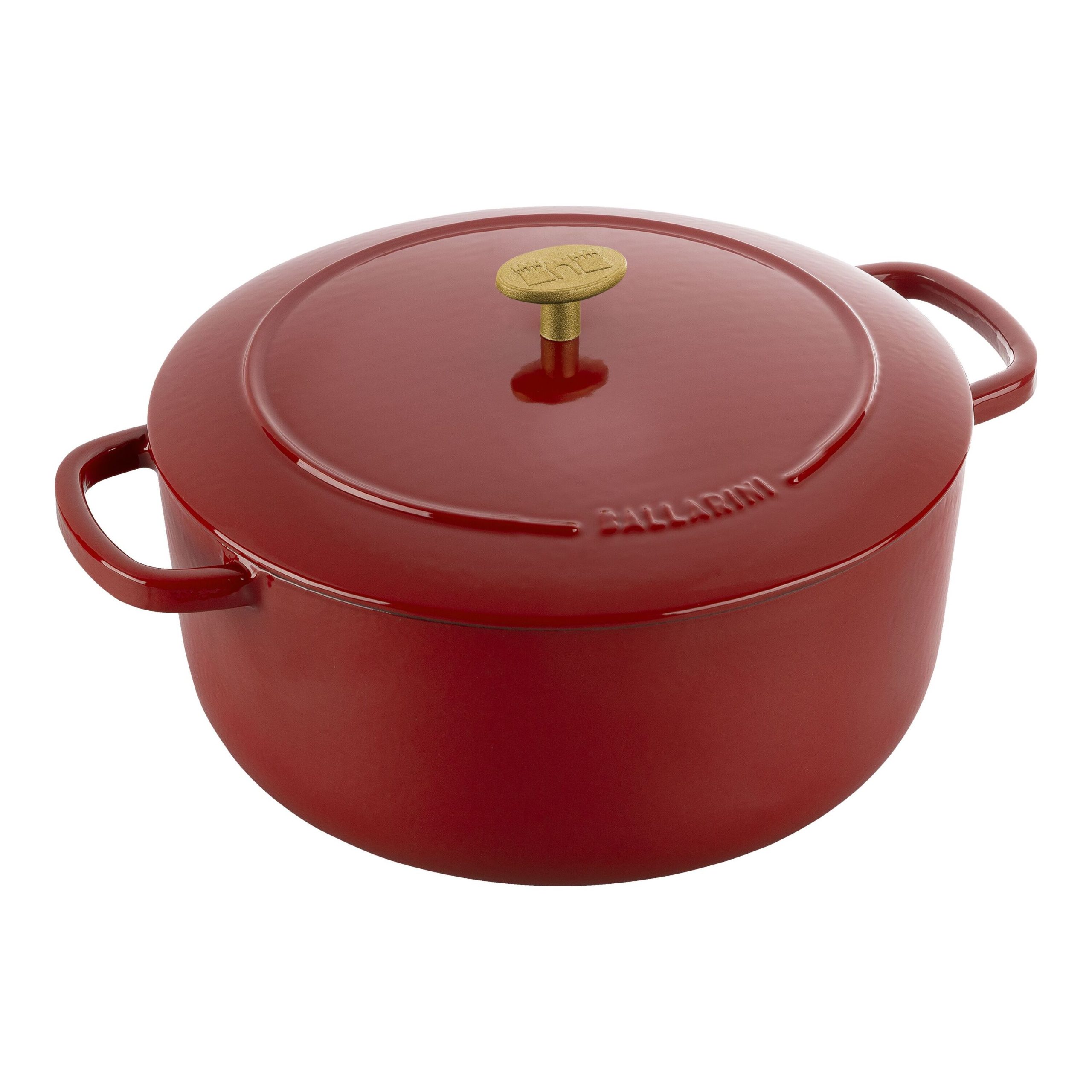 Cocotte 28 cm, Rond(e), Rouge, Fonte
