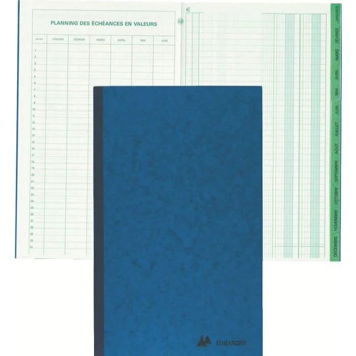 Echéancier mensuel - 320 x 195 mm EXACOMPTA 7660