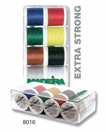 Boite de fils à coudre 100 m Aerofil Extra Fort Madeira