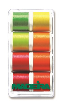 Boite de fils Madeira Polyneon (Néon color fluo) 8x400m