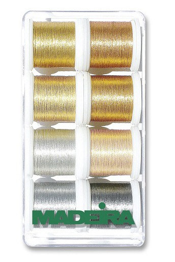 Boîte de fils MADEIRA METALLIC ”Smooth” 8 x 200m bobines