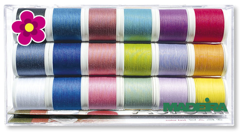 Boite de fils MADEIRA Aerofil SUMMER Collection