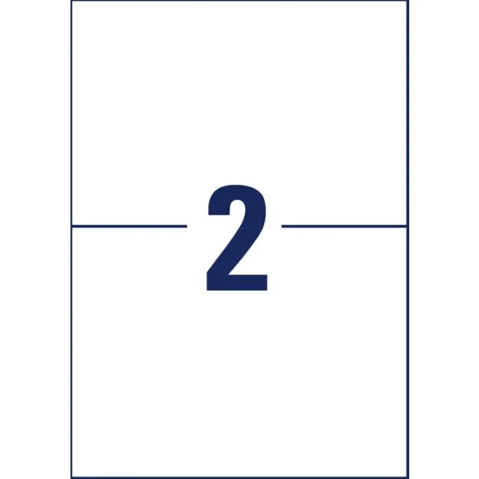 Étiquettes d'expédition - 210 x 148 mm - Blanc AVERY Lot de 600