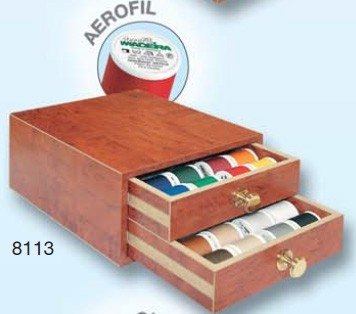Coffret en bois pour bobines Aerofil 400m