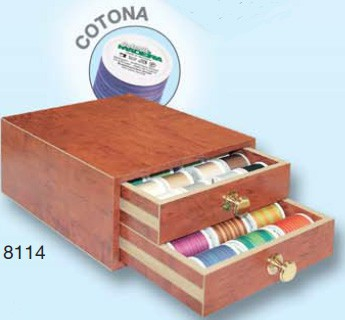Coffret en bois pour bobines Cotona N°30
