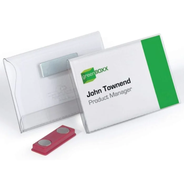 Badges à Aimant - 90 x 54 mm DURABLE Lot de 25