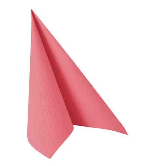 Serviettes en papier - Rose - 400 x 400 mm PAPSTAR ROYAL Collection Lot de 50