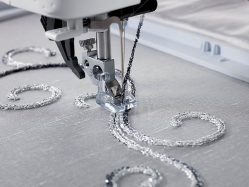 Kit pied yarn couching Pfaff