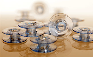 Sachet de 10 canettes grises Pfaff