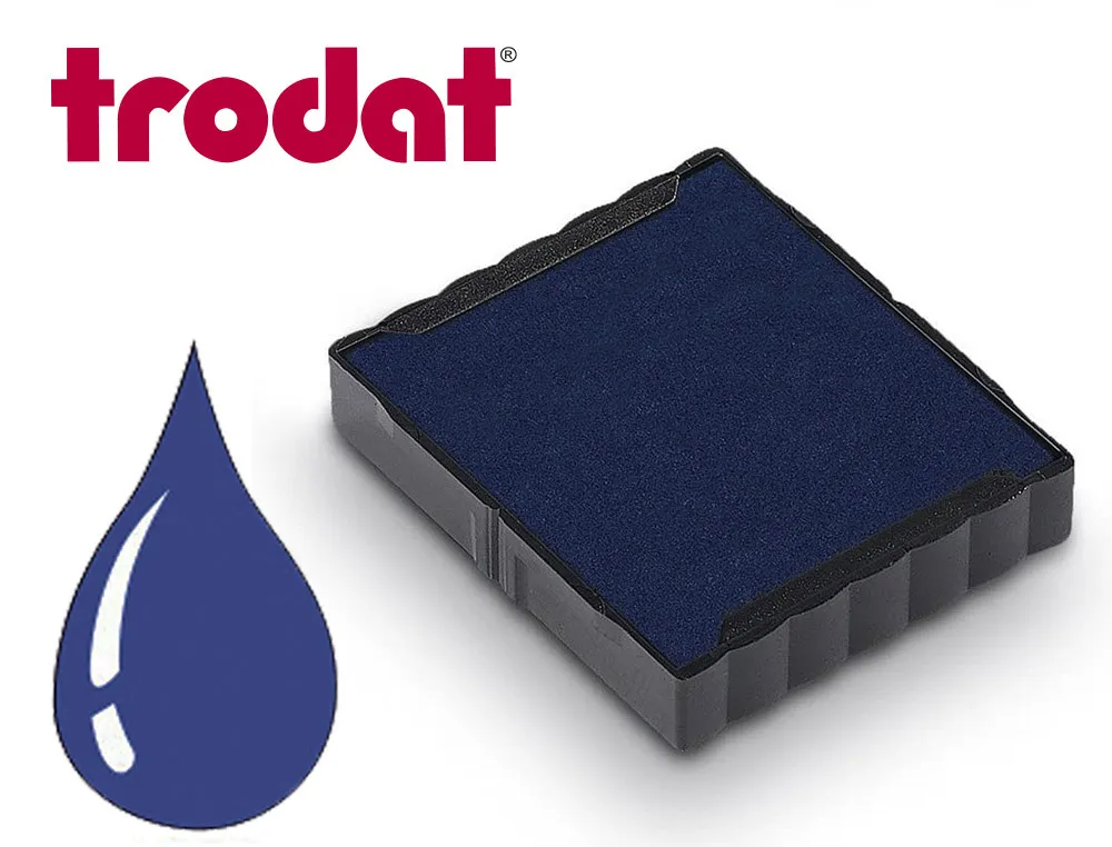 Cassette encrage trodat 6/4923a pour tampon encreur printy 44923/4930 taille empreinte coloris noir