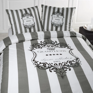 Parure de Lit Papillon Grand Hotel Gris Coton