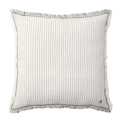 Coussin Décoratif Marc O'Polo Fine Stripe Anthracite (40 x 60 cm)