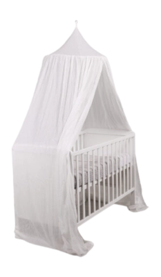 Support pour Moustiquaire Deconet Baby Canopy Offwhite 400 x 100 x 220 cm