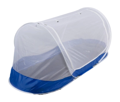 Tente Moustiquaire Deconet Travelnet Pop Up Pure White & Blue 210 x 80 x 85 cm