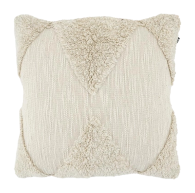 Coussin Décoratif By-Boo Coussin Wabi - Off White (45 x 45 cm)
