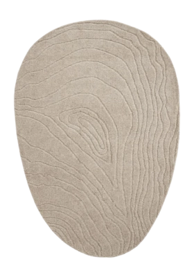 Tapis By-Boo Pebble - Beige (190 x 290 cm)