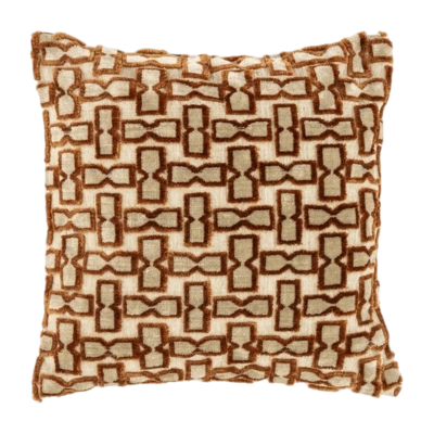 Coussin Décoratif By-Boo Stunda - Terracotta (45 x 45 cm)