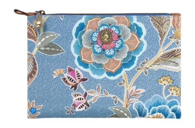 Trousse de Toilette Pip Studio Charly Cosmetic Flat Pouch Medium Matata Blue