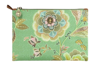 Trousse de Toilette Pip Studio Charly Cosmetic Flat Pouch Medium Matata Green