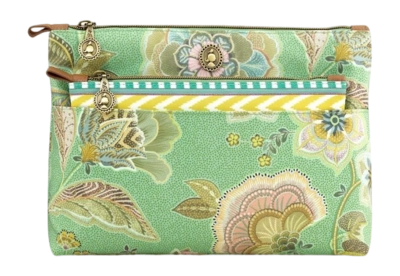 Trousse de Toilette Pip Studio Caryn Cosmetic Bags Combi Matata Green