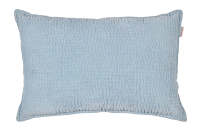 Coussin Décoratif Pip Studio Velvet Sky Light Blue (40 x 60 cm)