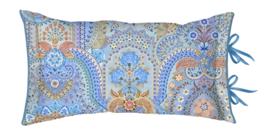 Coussin Décoratif Pip Studio Jabali Flower Bleu (35 x 60 cm)
