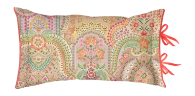 Coussin Décoratif Pip Studio Jabali Flower Rouge Corail (35 x 60 cm)